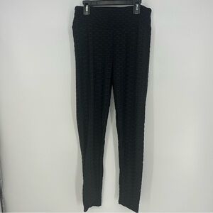 New Mix Black Textured Leggings -Women’s Size X/XL